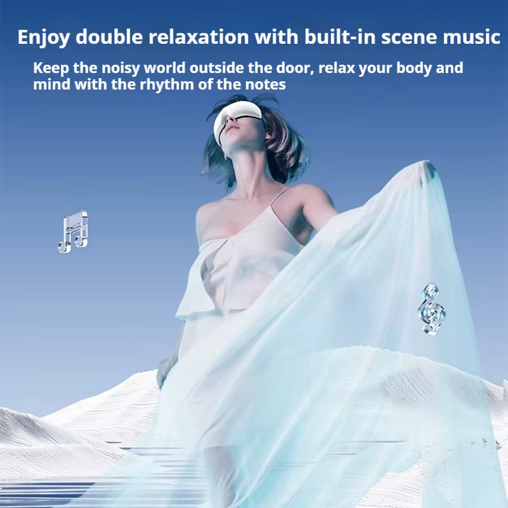 Germany Smart Heated Eye Massager HYY-002 Multi Frequency Massage Warm Compress Soothing Music Home Use